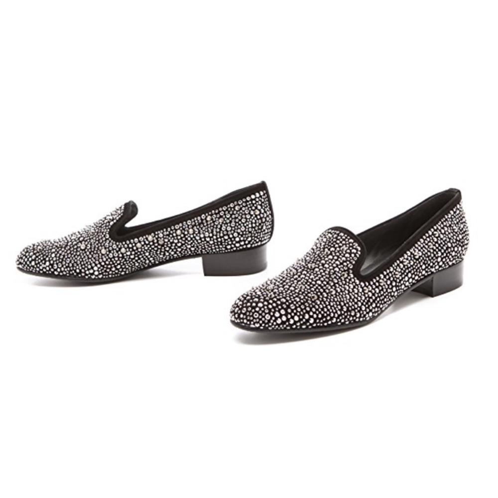 Stuart Weitzman Studded Smoking Shoes 8.5M *Mint*